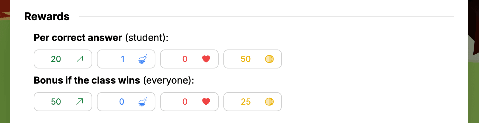 Configurazione avventura di classe